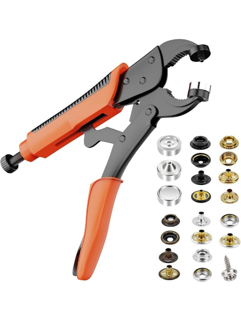 Heavy Duty Snap Fastener Tool Kit - 100 Sets (380PCS) for Crafts & DIY Projects